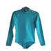 J. Crew Womens Top Green S Bodysuit Mock Neck One Piece