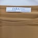 Zara Long Sleeve Bodysuit S Camel Lightweight Base Layer Stretch Round Neck