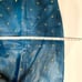 Vtg Julian K Teal Leather Grommet Pencil Skirt