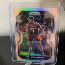 Zion Williamson 2021 Prizm Silver!