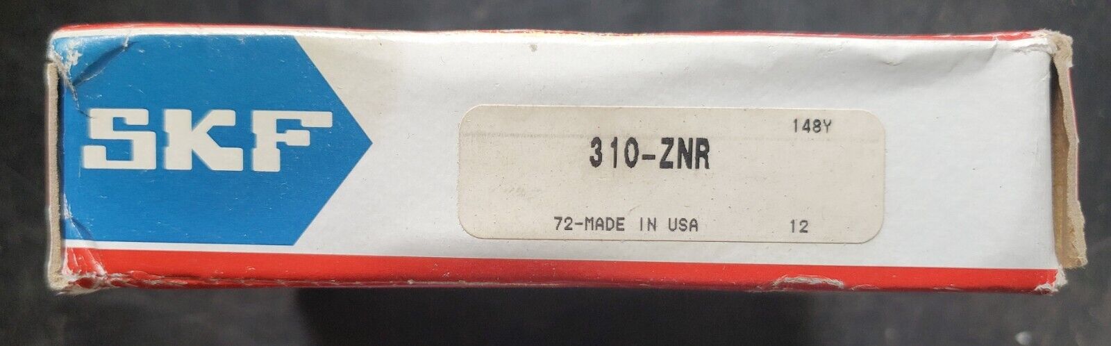 One(1) SKF 310-ZNR Single Row Deep Groove Ball Bearing 50MM Bore