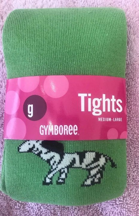 NWT gymboree mod zebra tights 3 4 5 5t