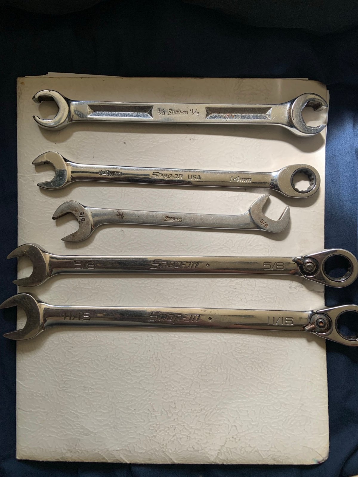 Snap on wrenchs