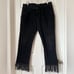 3x1 NYC Mamba Straight Leg Crop Fringe Jeans Womens Size 31