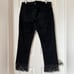 3x1 NYC Mamba Straight Leg Crop Fringe Jeans Womens Size 31