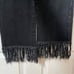 3x1 NYC Mamba Straight Leg Crop Fringe Jeans Womens Size 31