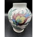 Pottery Barn Iznik Crackleware Ceramic Decorative Vase 5 Deer Birds Flower