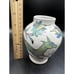 Pottery Barn Iznik Crackleware Ceramic Decorative Vase 5 Deer Birds Flower
