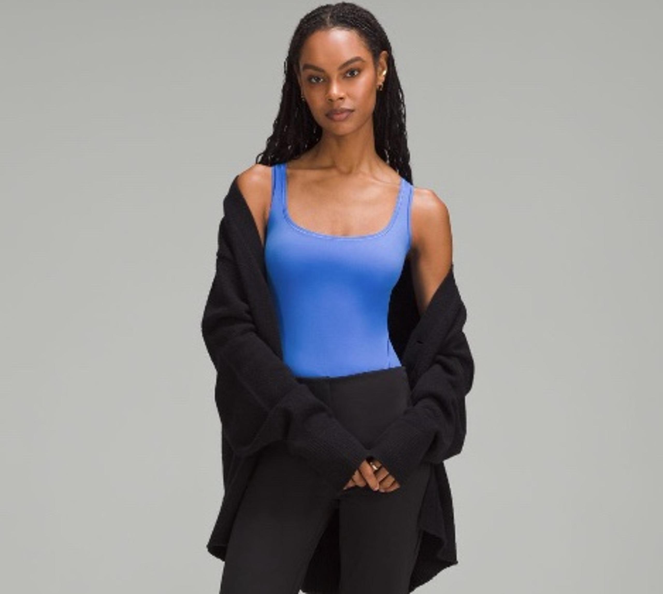 NWOT Lululemon Wundermost Ultra Soft Nulu Square Neck Sleeveless Bodysuit