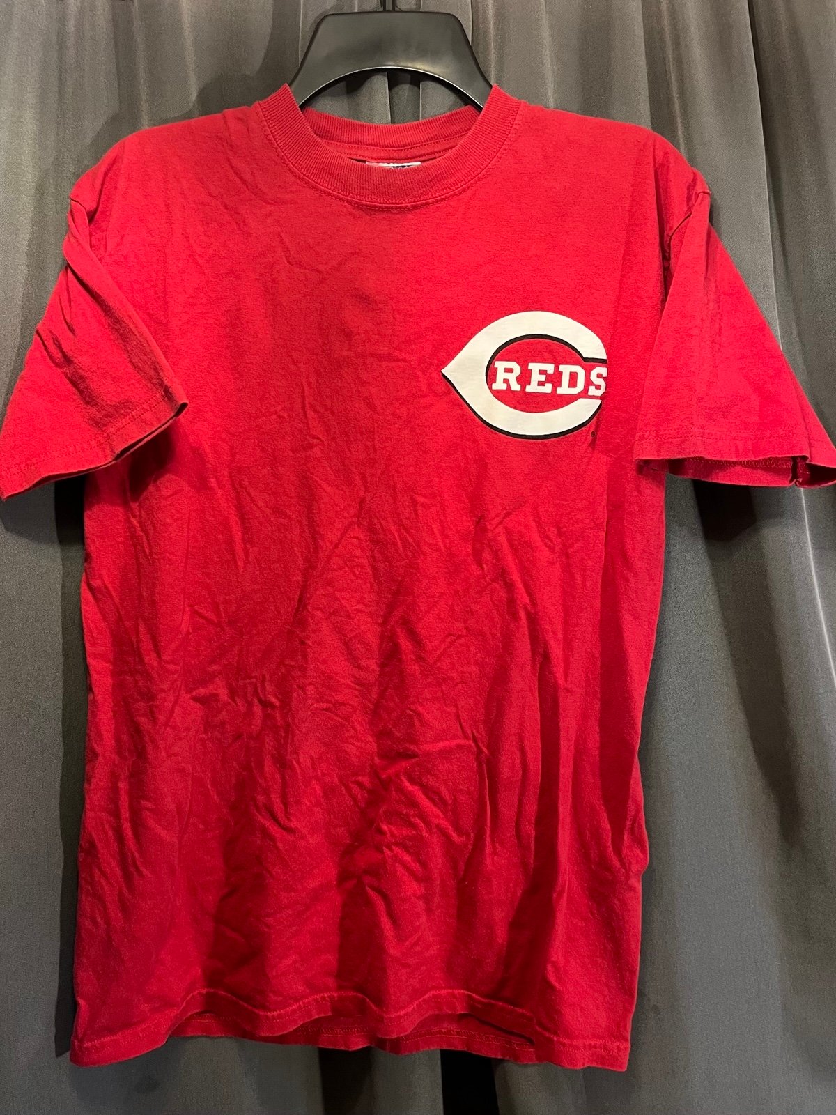 Ken Griffey Jr Cincinnati Reds Majestic 3 Red Shirt Jersey Size Extra Large