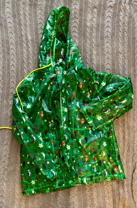 Disney Tiki Room Rain Jacket Size M EUC