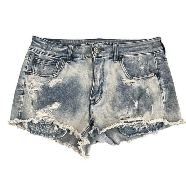 American Eagle 360 Super Stretch Bluet High Rise Short Womens Jeans SZ 6