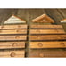 Magnetic Wooden Building Blocks Logs Cabin House 116 Piece Set Lot Magnet Toys