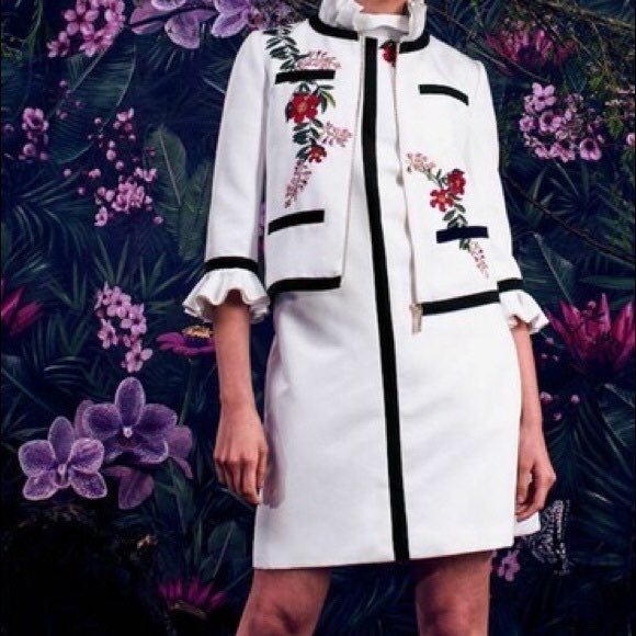 Ted Baker Aimmii Embroidered Jacket, Ivo