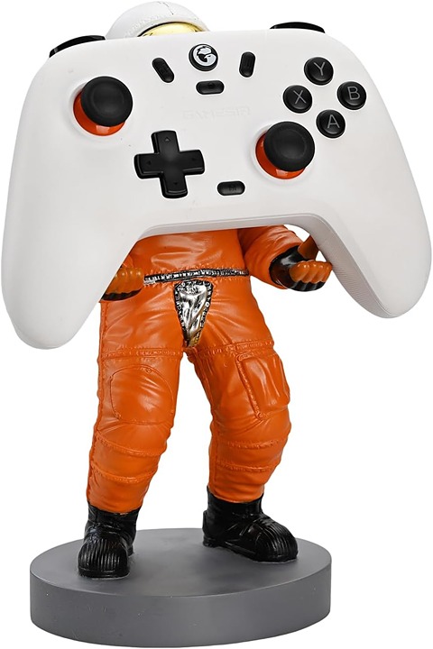 Astronaut Mobile Phone & Gaming Controller Holder, Device Stand, Cable Guys, Des