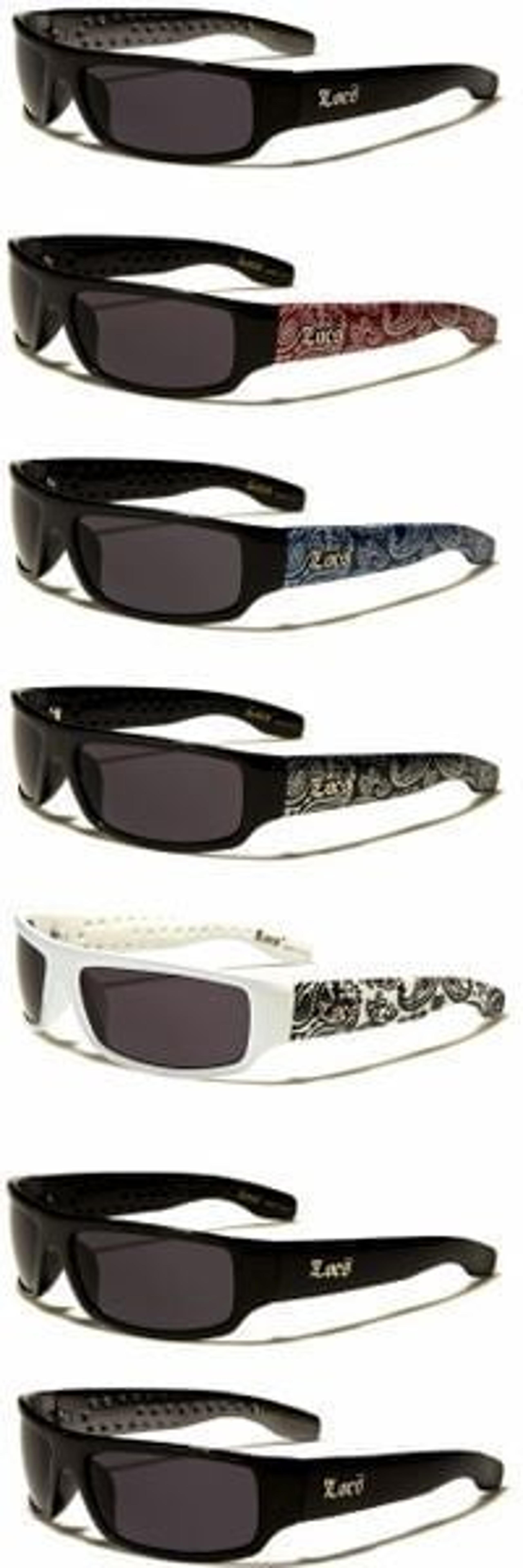9003 Men's Locs 7 Pack Sunglasses 4 Bandana + 3 Solid Free Shipping