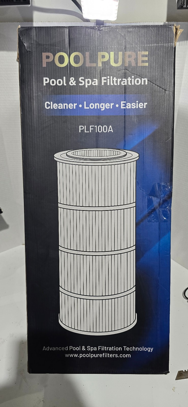 POOLPURE PLF100A Pool Filter Replaces Pentair CC100, CCRP100, PAP100, PAP100-4