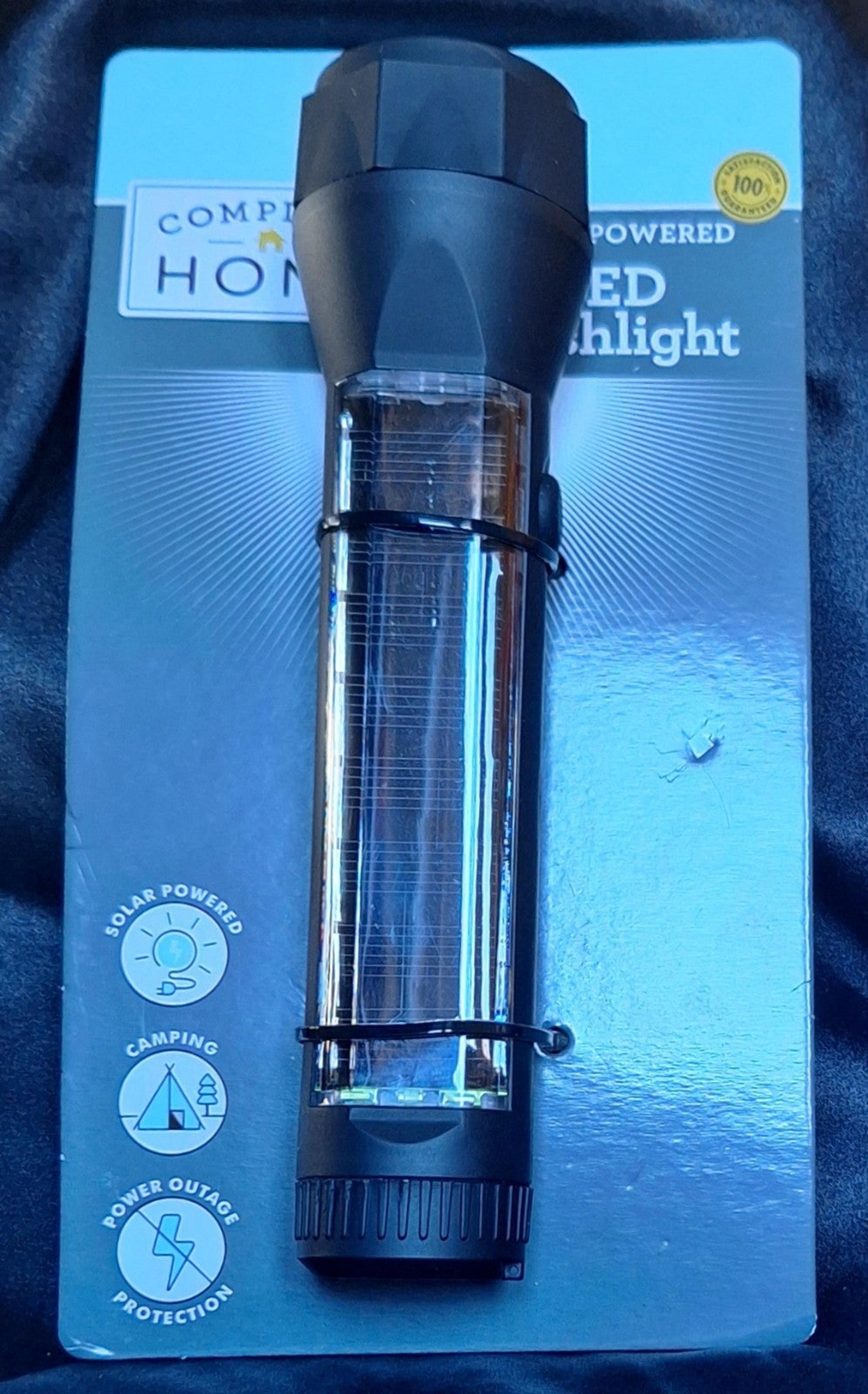 Solar Powered Led Flashight/ Camping