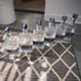 6 - Brand New Empty Corked Glass Half Gallon Bottles of Top Quality Tequila