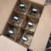 6 - Brand New Empty Corked Glass Half Gallon Bottles of Top Quality Tequila