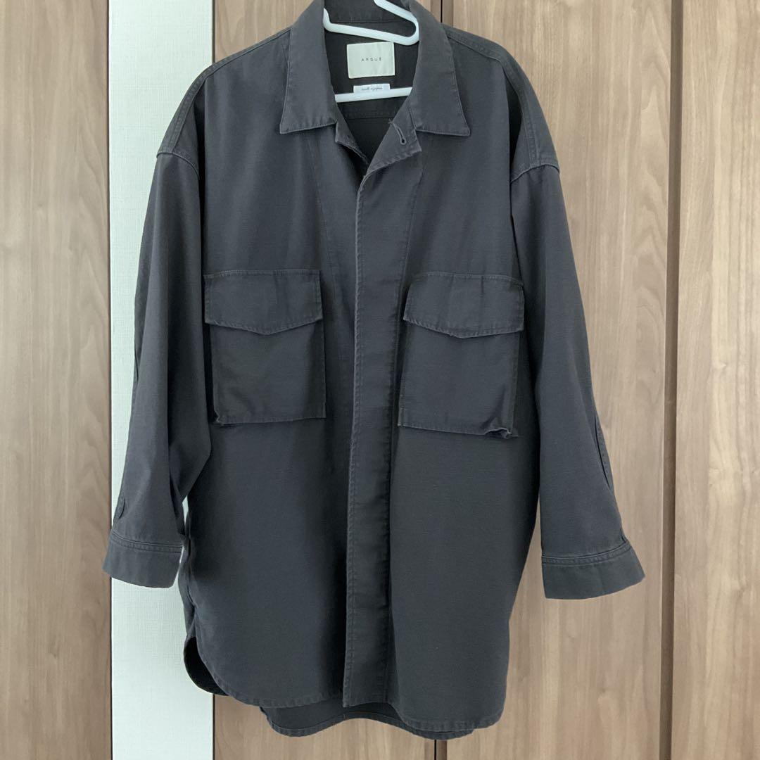 全国送料無料 Argue Charcoal Vintage Jacket Military ジャケット・アウター