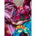 Vintage Roberto Cavalli Pink Printed Jewel Belted Mini Dress Medium