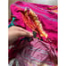 Vintage Roberto Cavalli Pink Printed Jewel Belted Mini Dress Medium