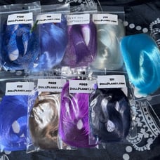 the doll planet doll hair for rerooting/custom