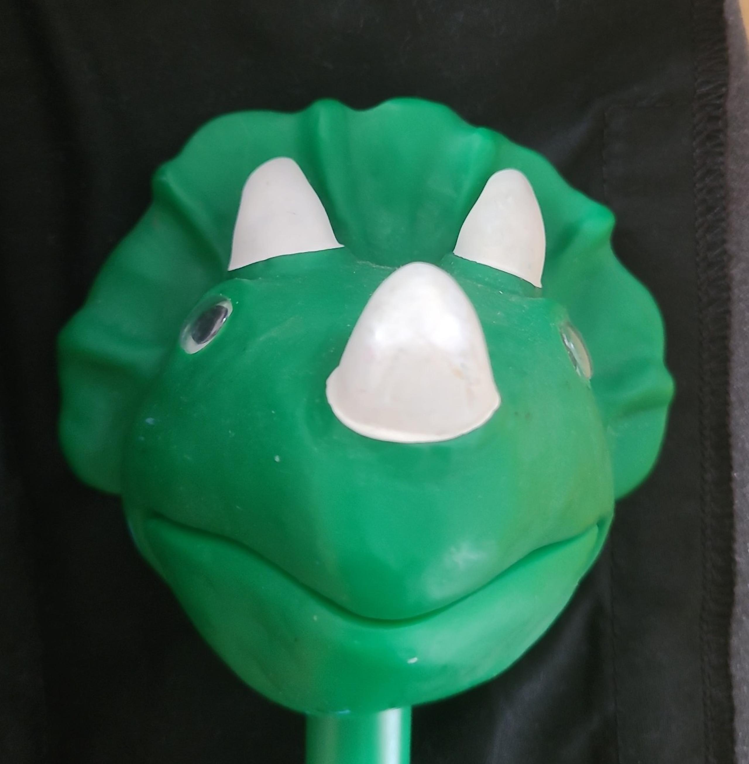 Green Dinosaur Puppet On A Stick, & Pointer