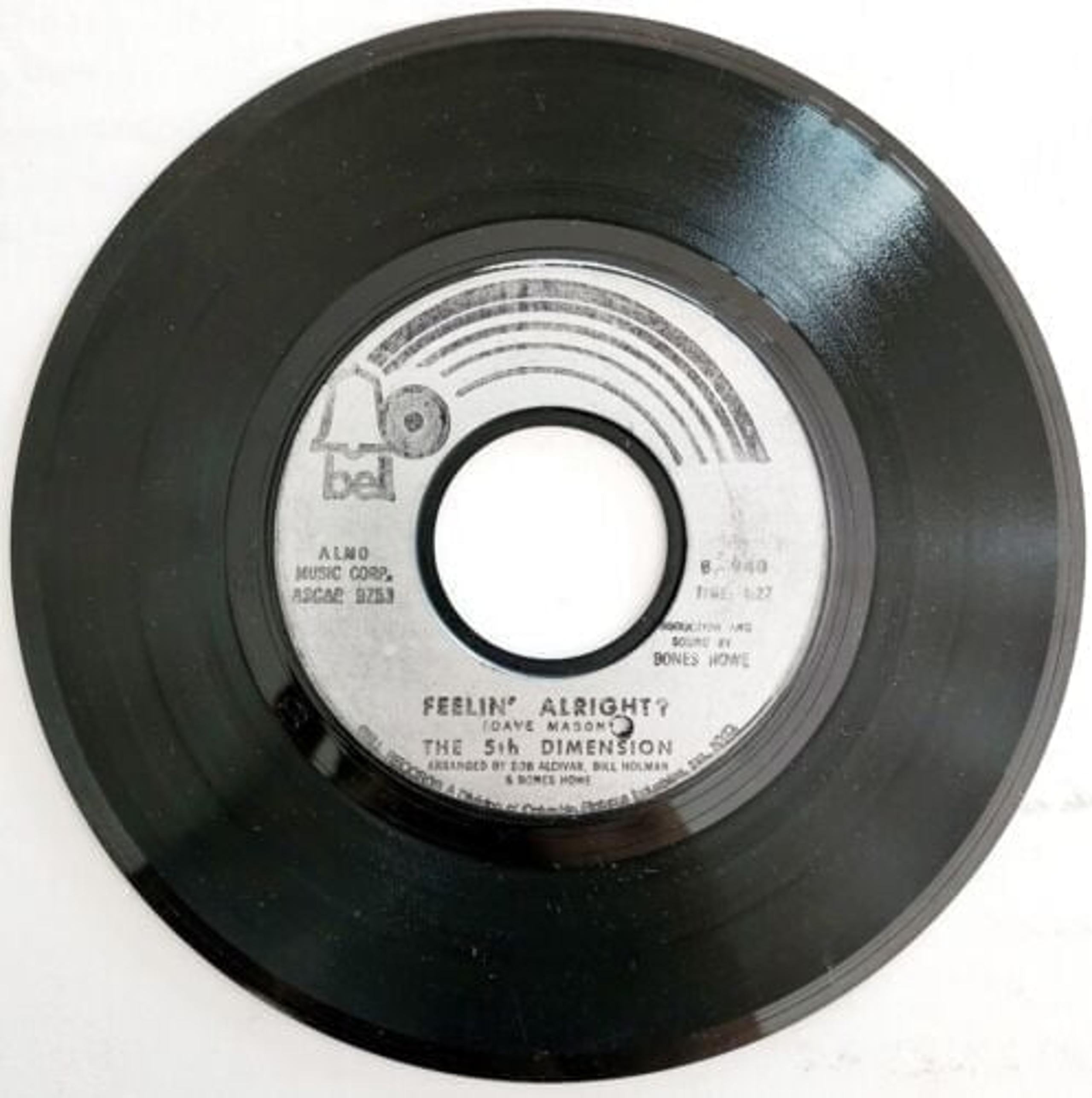 The 5th Dimension Feelin Alright One Less Bell 45 1970 Vinyl Record 7" E87A