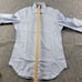 Emanuele Maffeis x Todd Snyder Wrinkle Free Dress Shirt size 15 Light Blue
