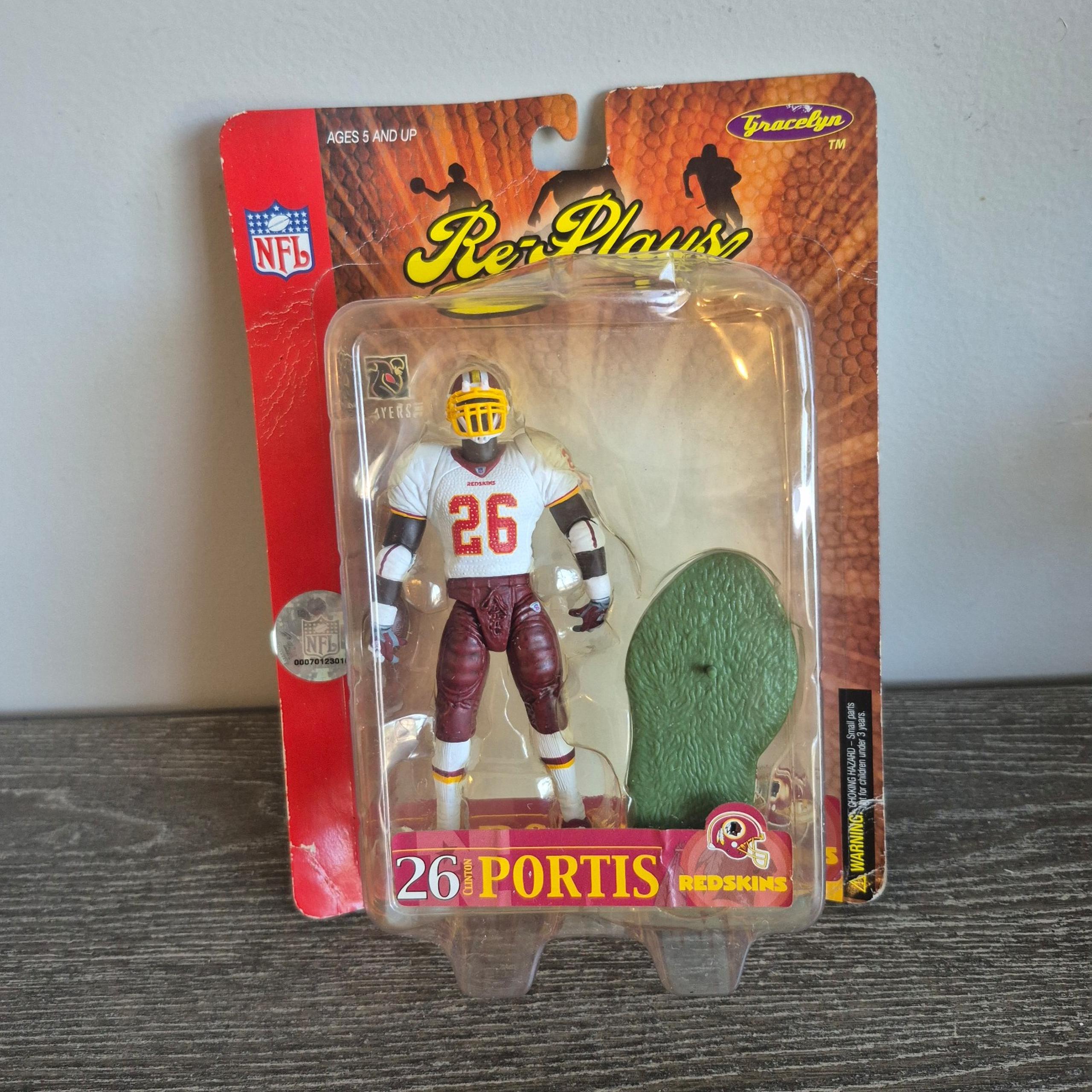 CLINTON PORTIS 5 INCH ACTION FIGURE washington redskins nfl football new in box