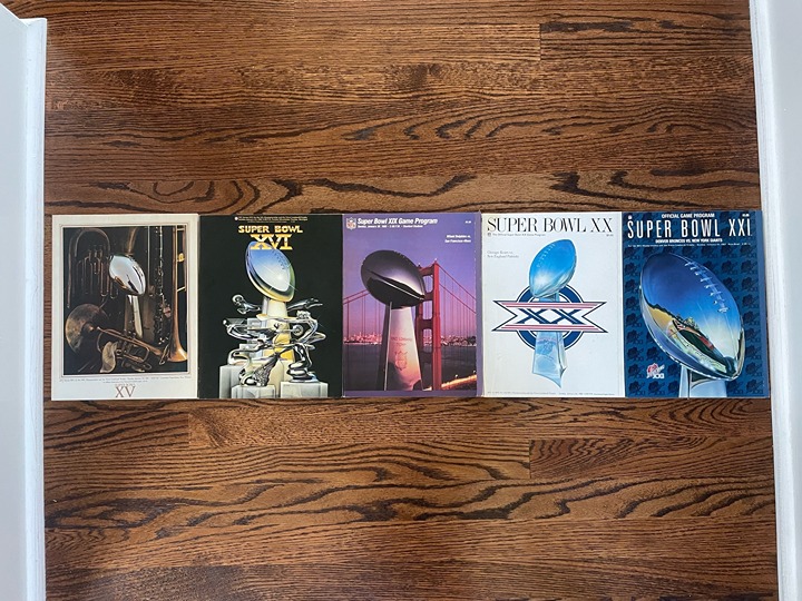 NFL Super Bowl Program Collection