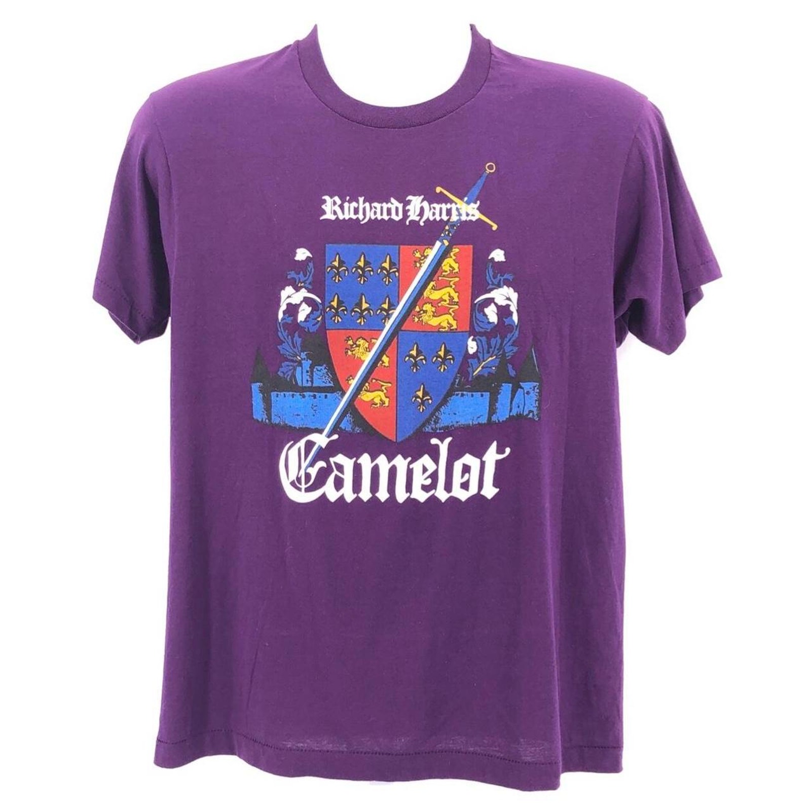80s Richard Harris Camelot tshirt 1980s vintage