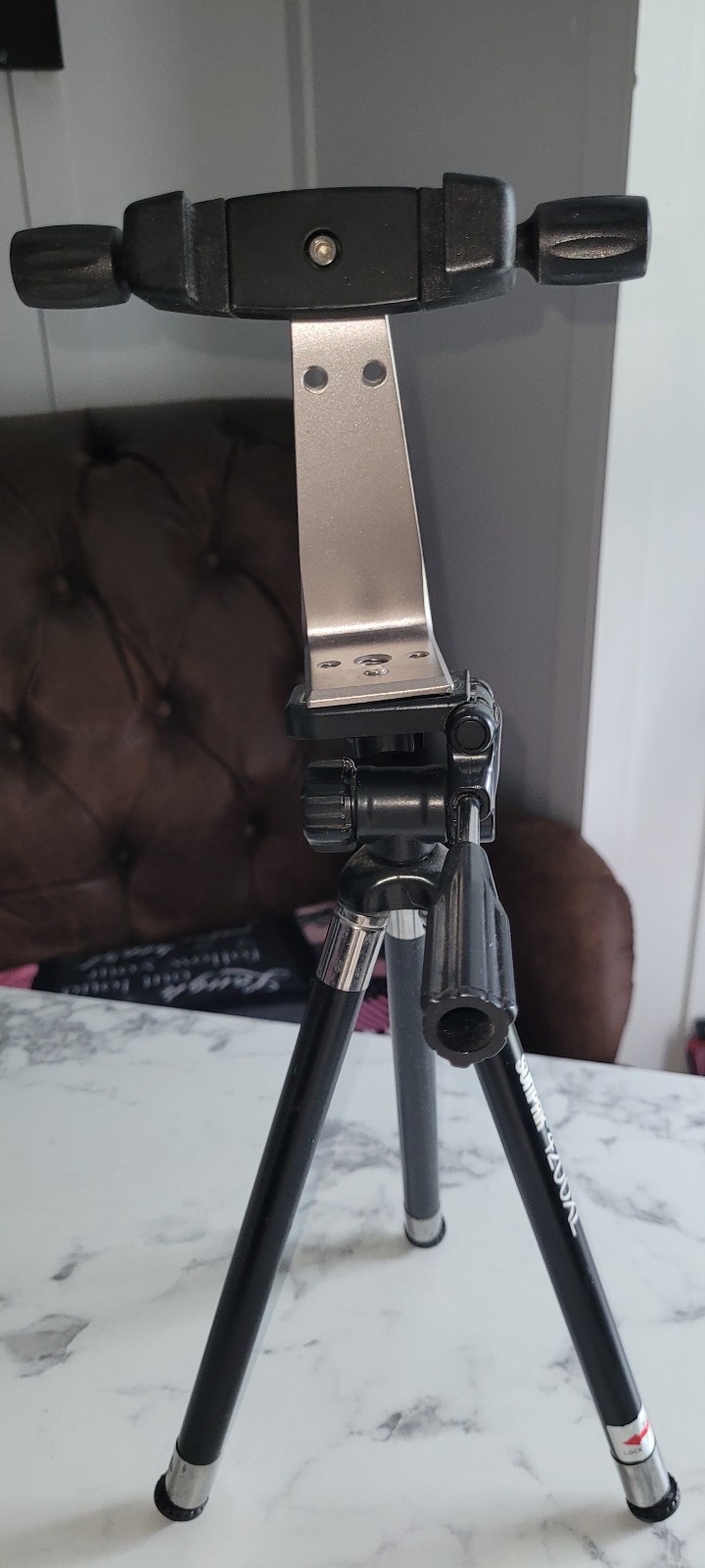 Tripod with phone mount