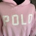 Polo Ralph Lauren Preppy Pink Relaxed Fit Cropped Hoodie | Size XS
