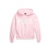 Polo Ralph Lauren Preppy Pink Relaxed Fit Cropped Hoodie | Size XS