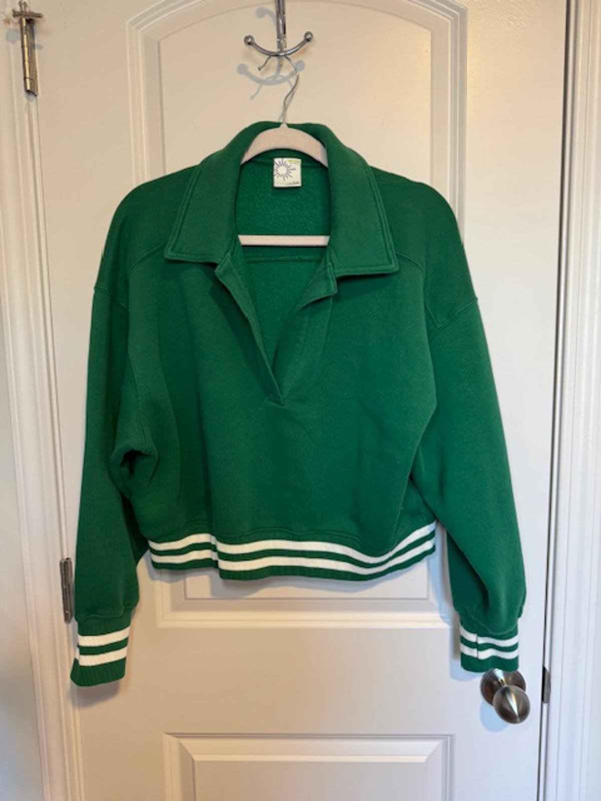 Aerie - Cropped Varsity Sweatshirt