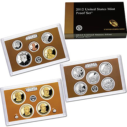 2012 Clad U.S. Mint 14-Coin Clad Proof Set