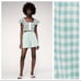 NWT. Zara Tiffani/White Gingham Skort/Shorts. Size S.