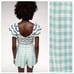 NWT. Zara Tiffani/White Gingham Skort/Shorts. Size S.