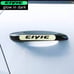 BRAND NEW UNIVERSAL 8PCS CIVIC GLOWS IN THE DARK GREEN BADGE EMBLEM STICKER
