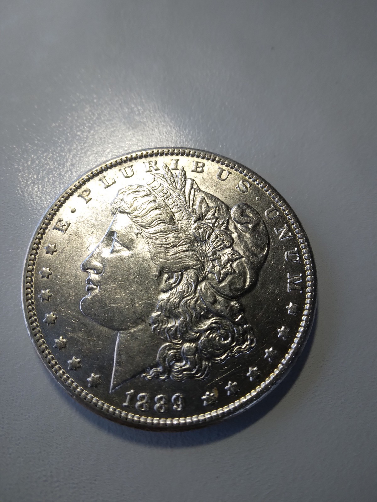 1889 UNC MORGAN SILVER DOLLAR