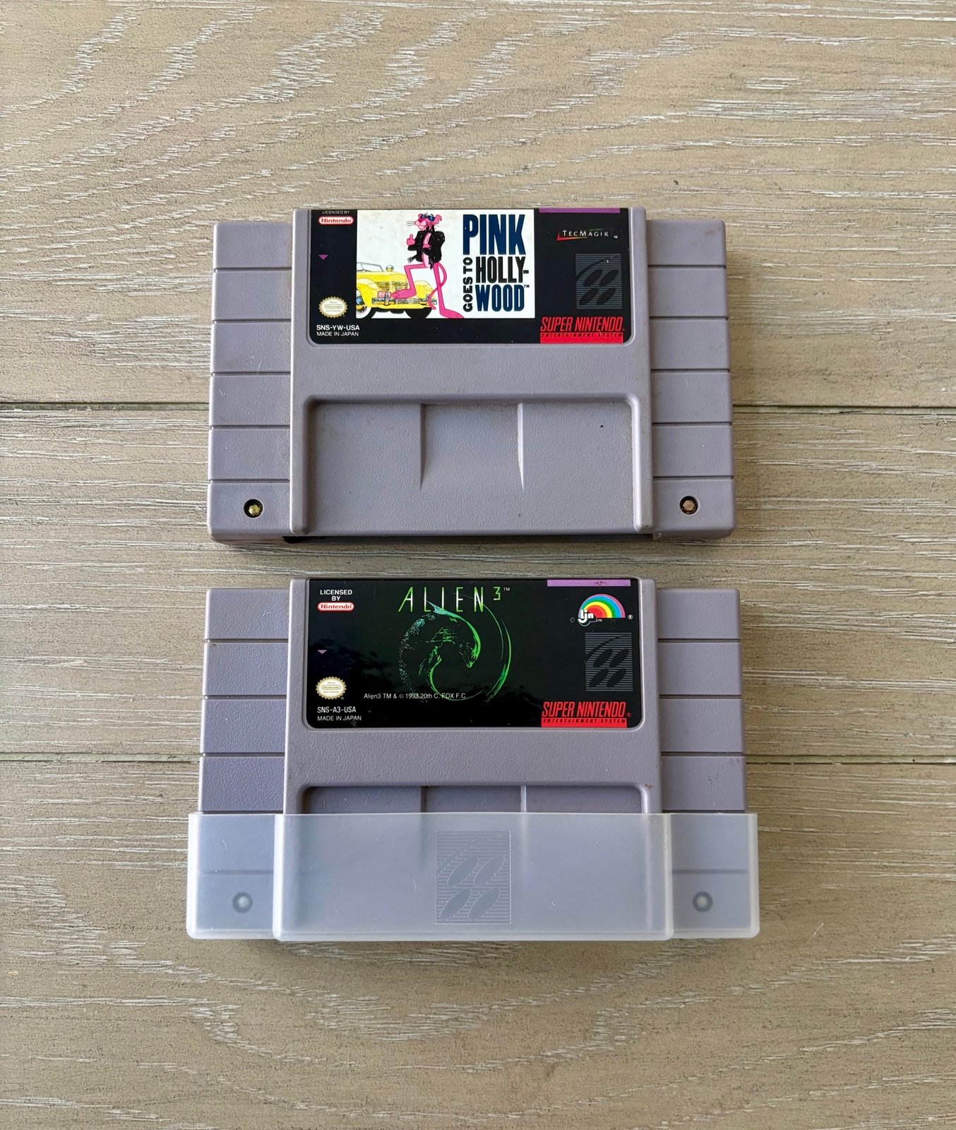 Bundle of 2 Nintendo SNES Games