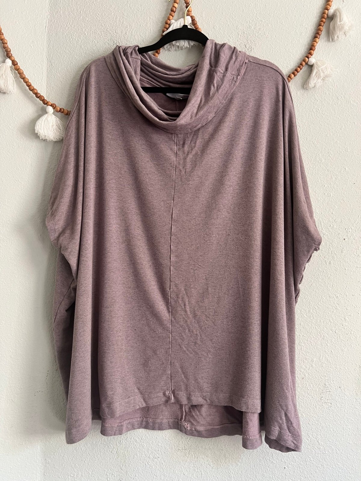 Bryn Walker rayon cowl neck poncho