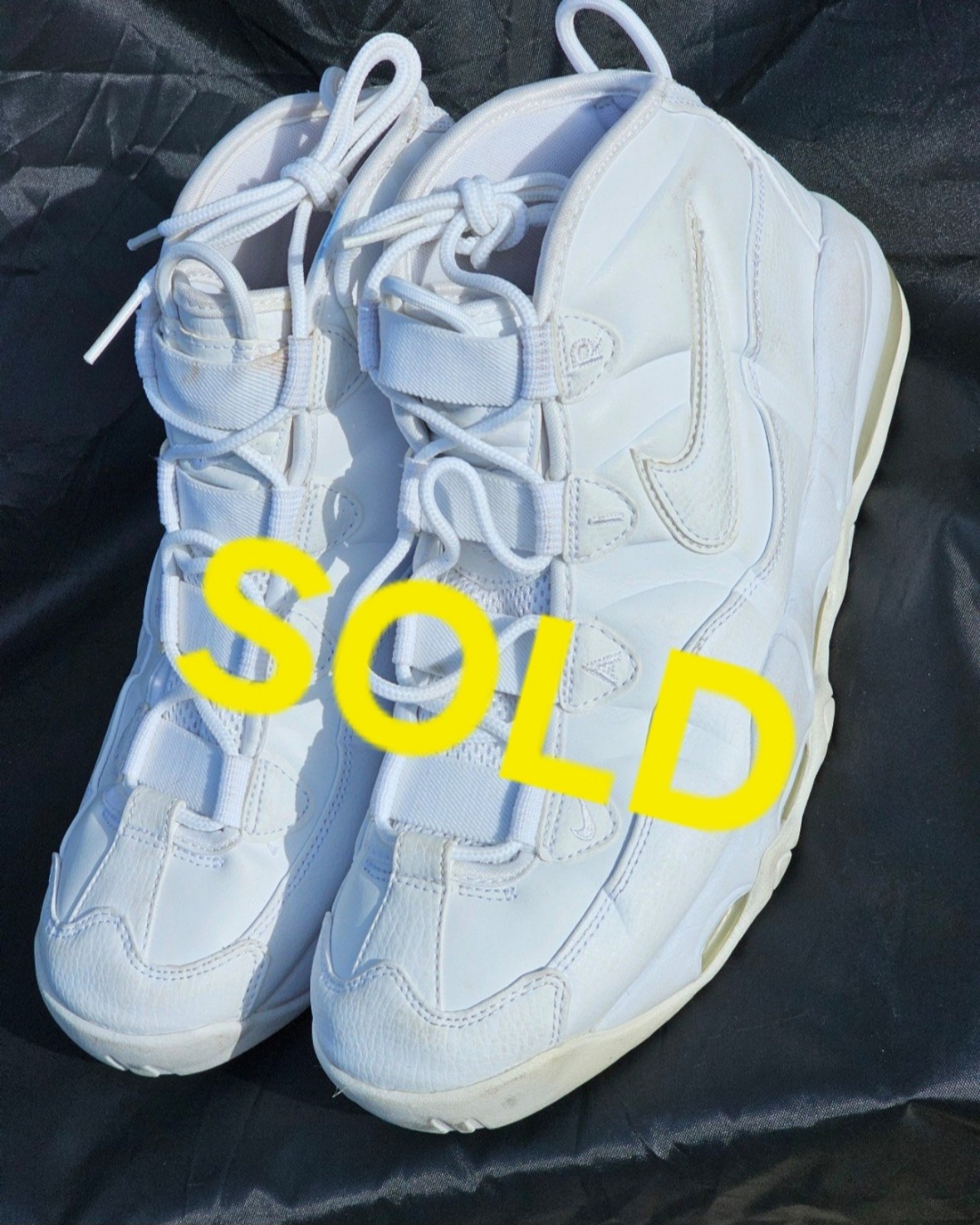 Nike Air Max UPTEMPO '95 Triple White, SOLD SOLD SOLD