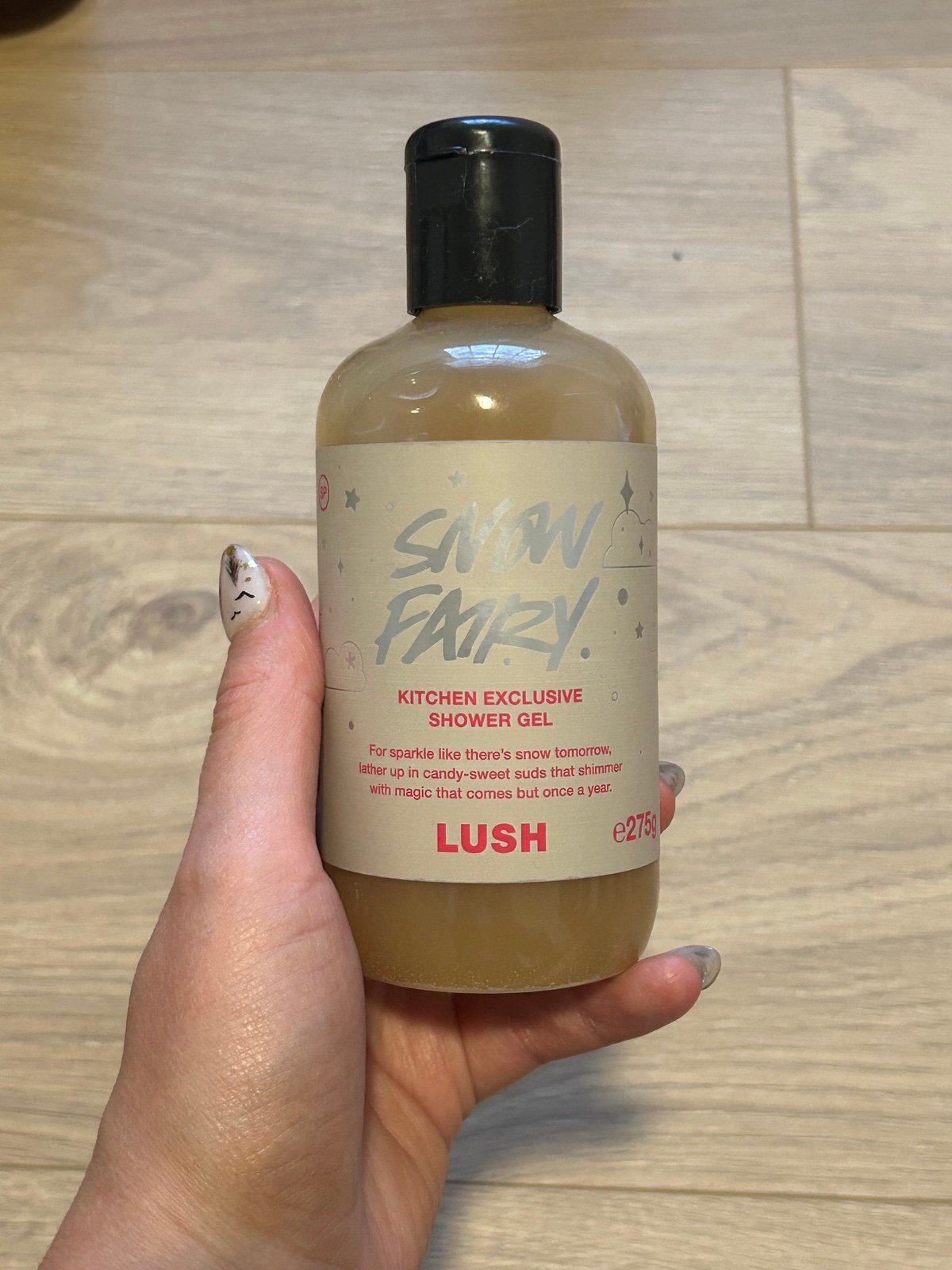 Lush white snow fairy shower gel