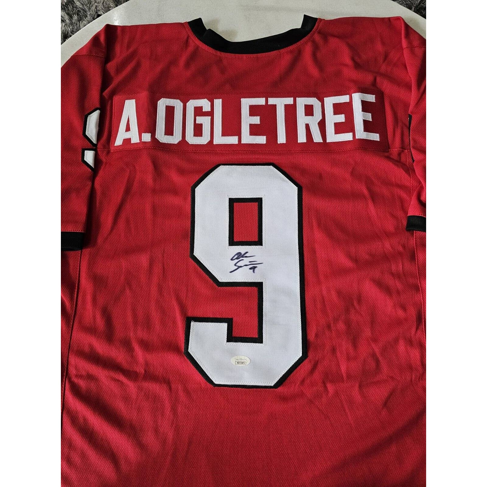 Alec Ogletree Autographed/Signed Jersey JSA Sticker Georgia Bulldogs