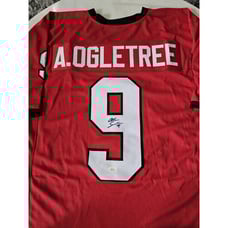 Alec Ogletree Autographed/Signed Jersey JSA Sticker Georgia Bulldogs