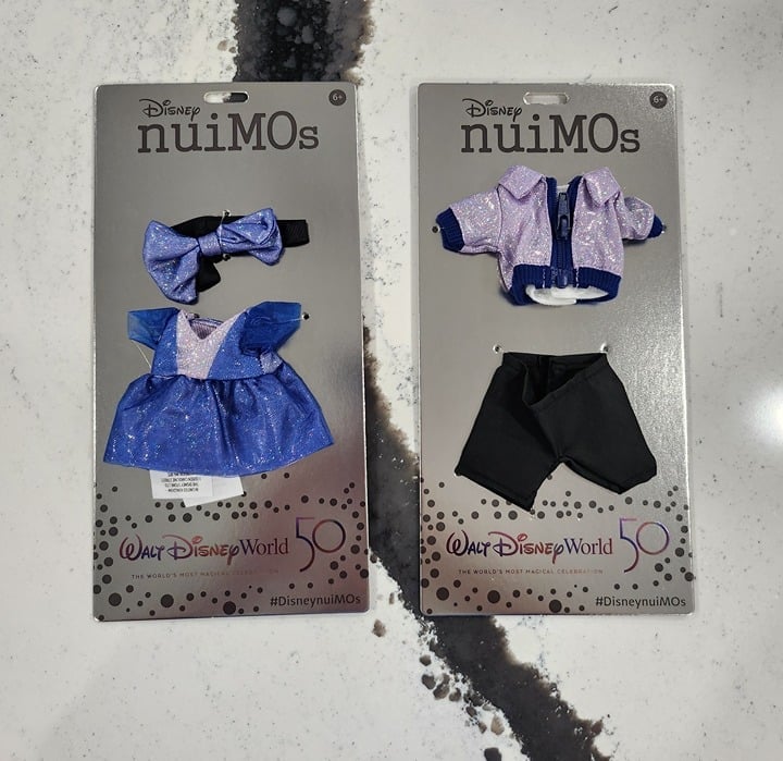 Disney nuiMOs – Blue & Purple Iridescent Dress with Blue Bow – Walt Disney World